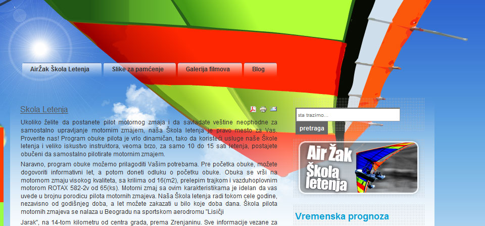 AirŽak škola letenja